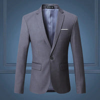 Stylish Men's Blazer - Victor-S-Grey-State of Style