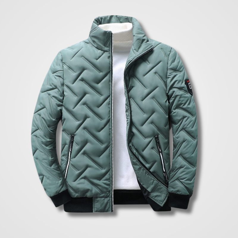 Stylish Men’s Bomber Jacket - Atlas-Green-L-State of Style