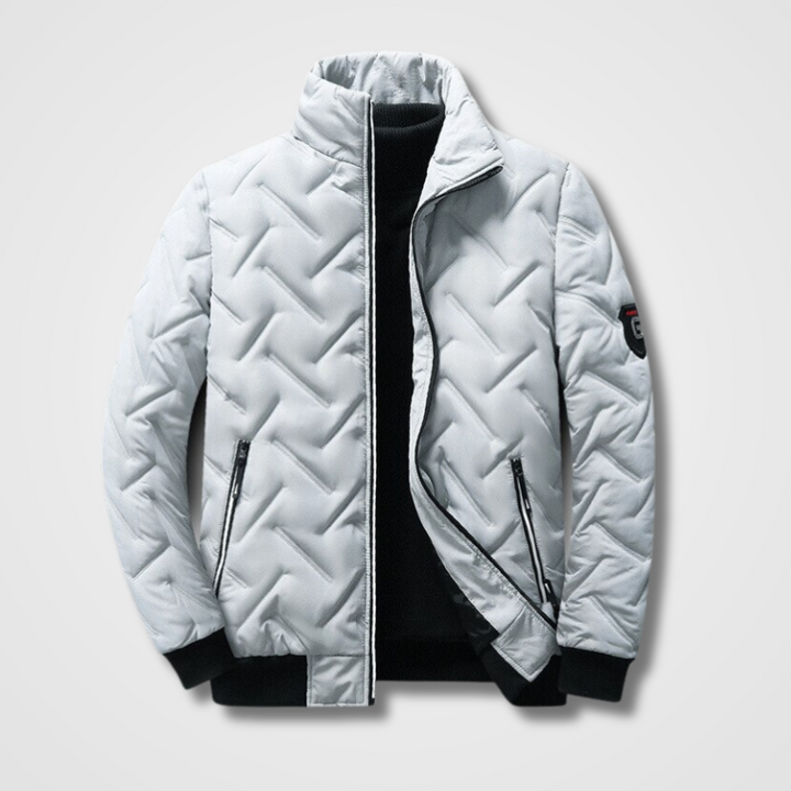 Stylish Men’s Bomber Jacket - Atlas-Grey-L-State of Style