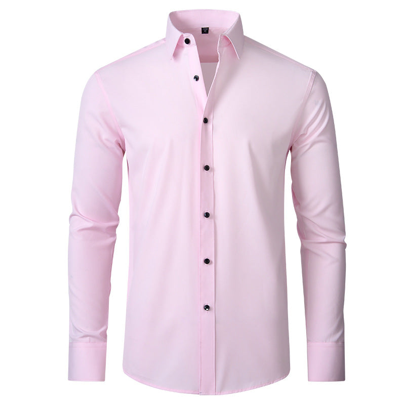 Stylish Men's Button-Up Shirt - Thomas-Pink-38-State of Style