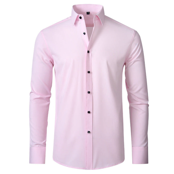 Stylish Men's Button-Up Shirt - Thomas-Pink-38-State of Style