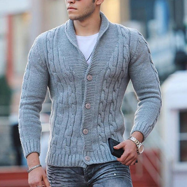 Stylish Men's Jumper - Luca-Grey-2XS-State of Style