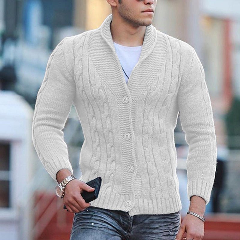 Stylish Men's Jumper - Luca-White-2XS-State of Style