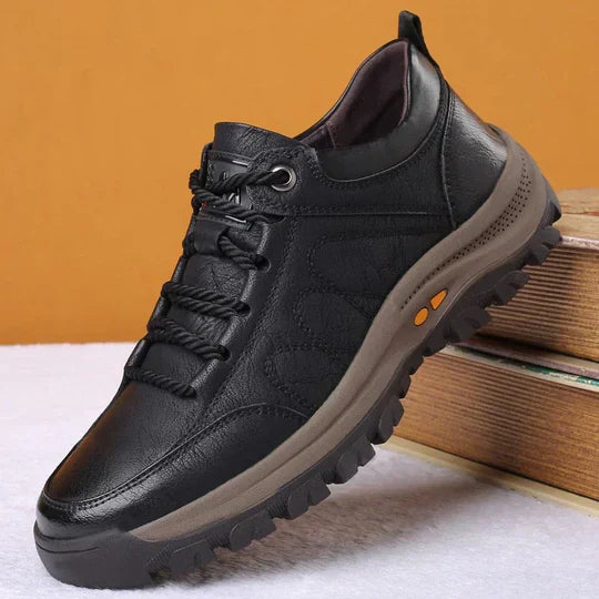 Stylish Men's Leather Comfort Shoes - Alexander-Black-6-State of Style