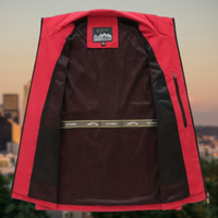 Stylish Men's Outdoor Vest - Thorne-Black-M-State of Style