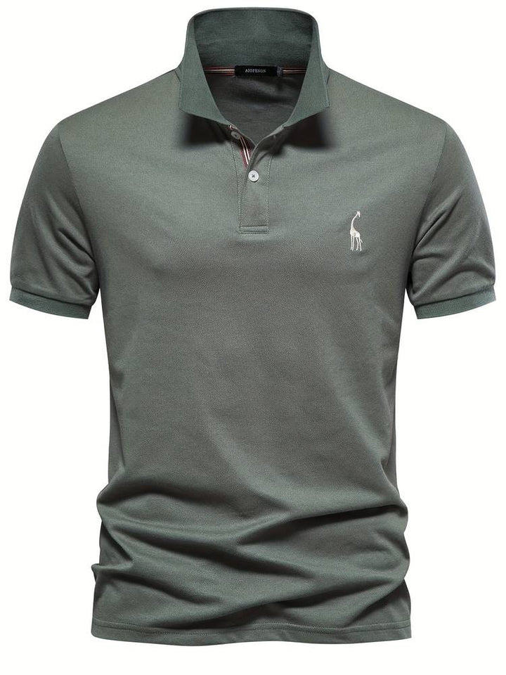 Stylish Men's Polo | Jasper-Army Green-S-State of Style