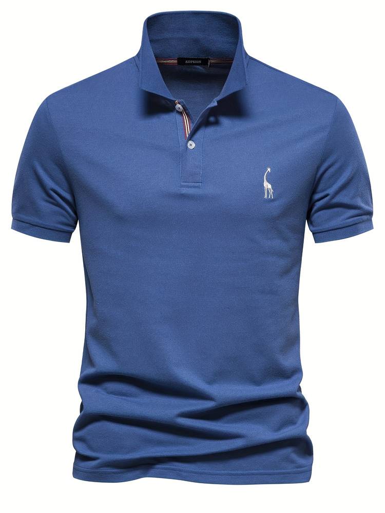 Stylish Men's Polo | Jasper-Blue-S-State of Style