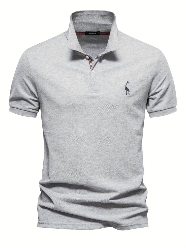 Stylish Men's Polo | Jasper-Grey-S-State of Style