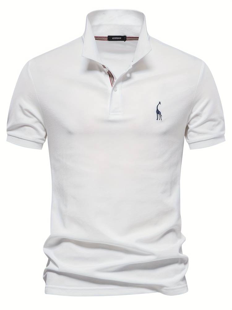 Stylish Men's Polo | Jasper-White-S-State of Style