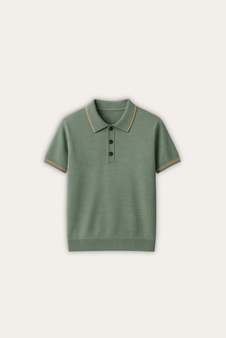 Stylish men's polo made from cashmere-merino wool – Levano-S-State of Style
