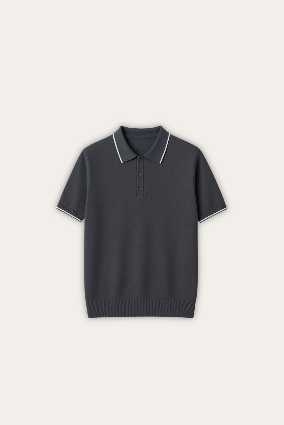 Stylish men's polo shirt made of cashmere-merino wool – Miro-S-State of Style