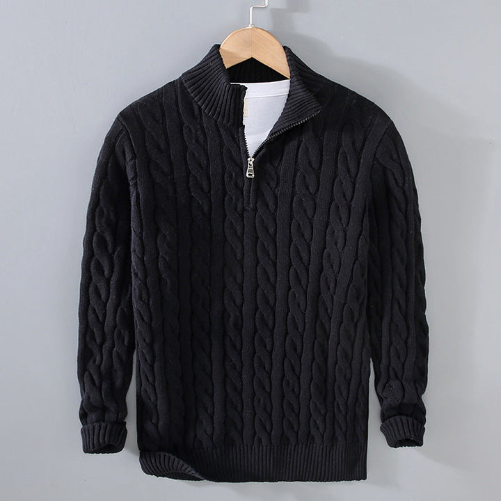 Stylish Men's Season Sweater - Orion-Black-XS-State of Style