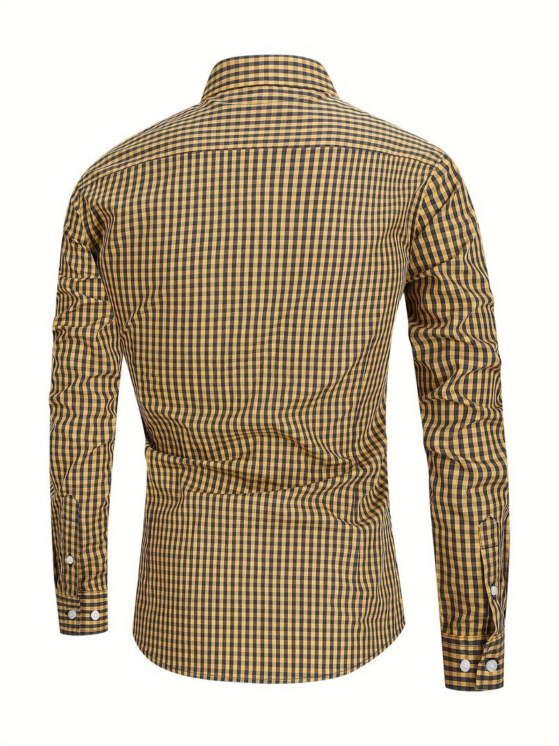 Stylish Men's Shirt - Jasper-Navy Blue-XS-State of Style