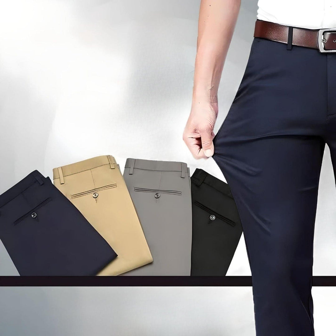 Stylish Men's Stretch Pants - Nolan-Black-29-State of Style
