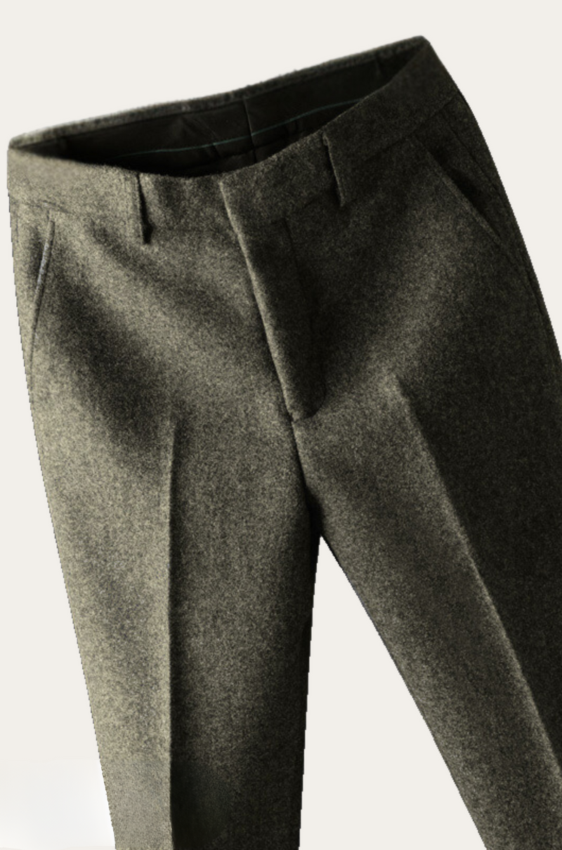 Stylish Men's Trousers - Simon-Dark Green-29-State of Style