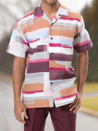 Stylish men's two-piece set for warm days - summer classic-Set F-S-State of Style