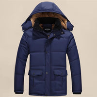 Stylish Men’s Winter Jacket - Lucas-Navy Blue-XXS-State of Style