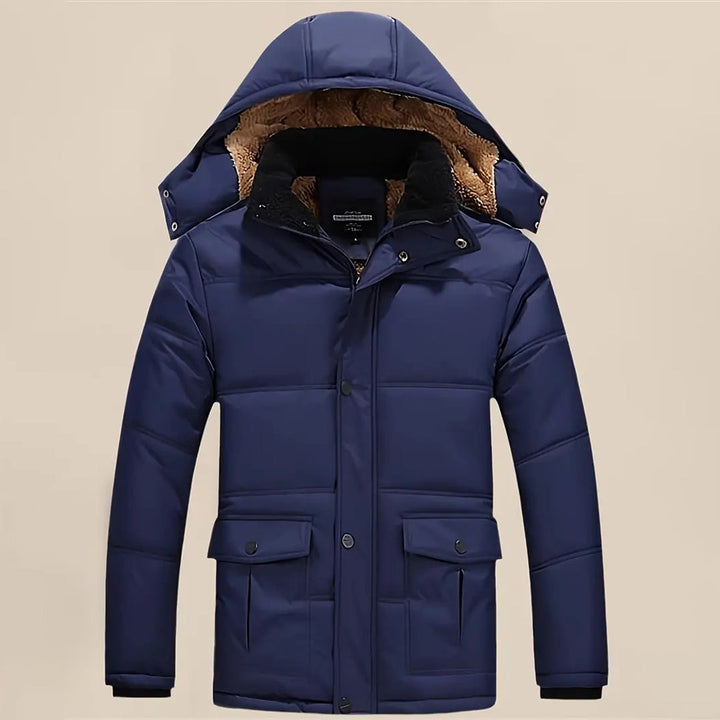 Stylish Men’s Winter Jacket - Lucas-Navy Blue-XXS-State of Style