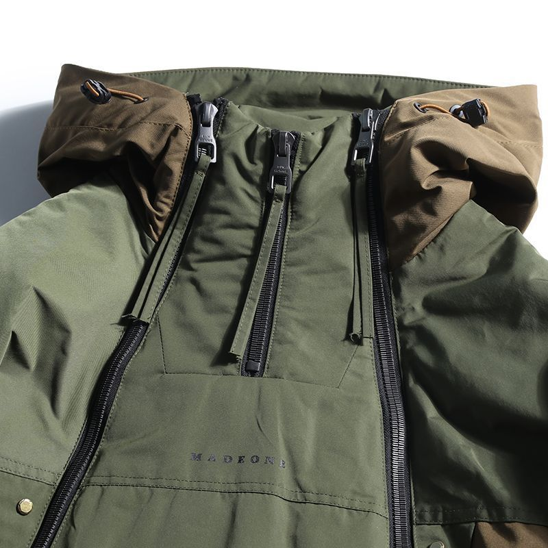 Stylish Men’s Winter Jacket with Dual Zip - NORDON-Green-S-State of Style