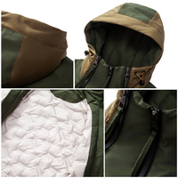 Stylish Men’s Winter Jacket with Dual Zip - NORDON-Green-S-State of Style