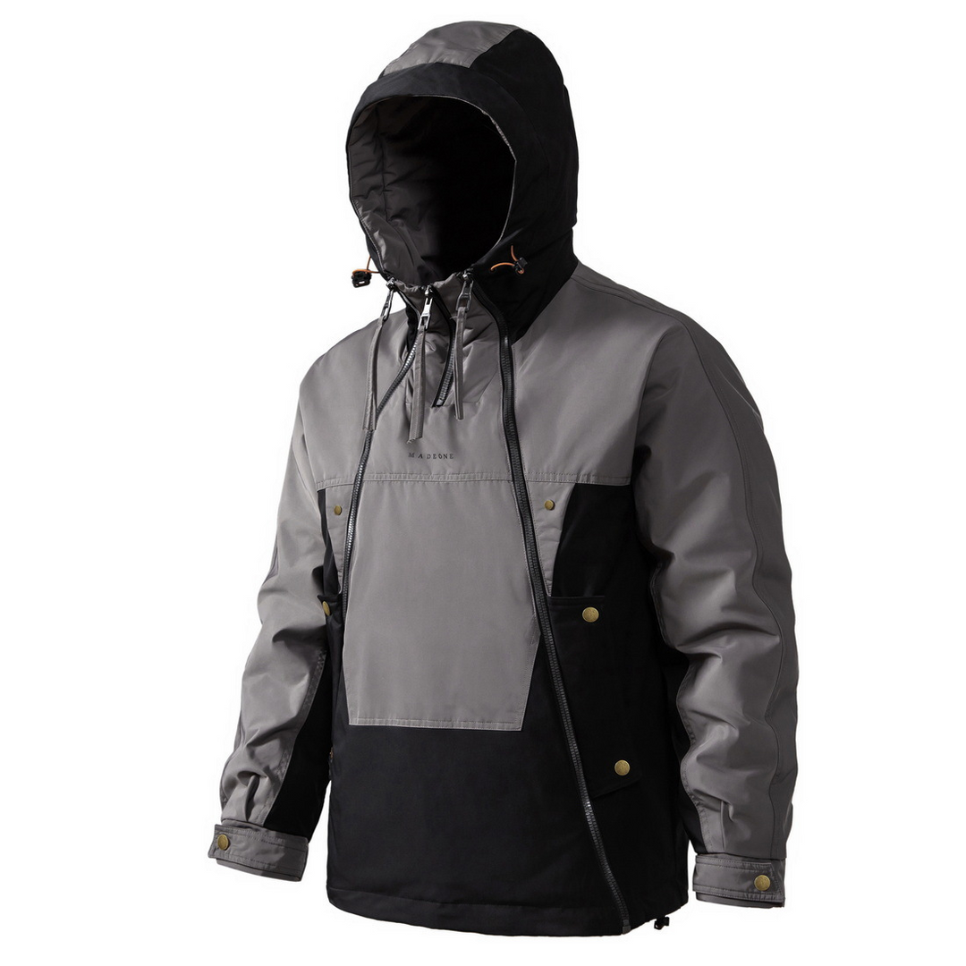 Stylish Men’s Winter Jacket with Dual Zip - NORDON-Green-S-State of Style