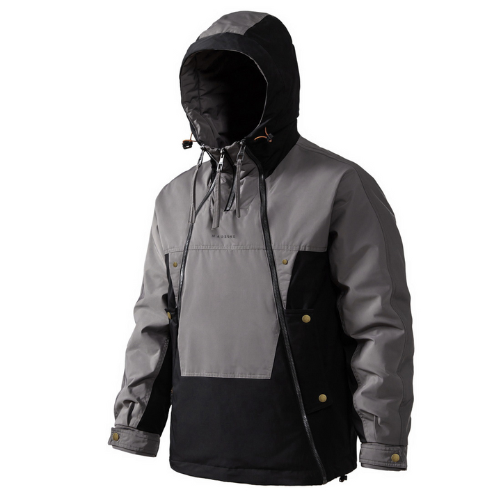 Stylish Men’s Winter Jacket with Dual Zip - NORDON-Green-S-State of Style