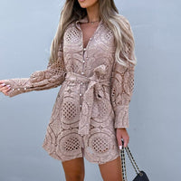 Stylish Mini Dress for Women | Perfect for Every Occasion-Apricot-S-State of Style