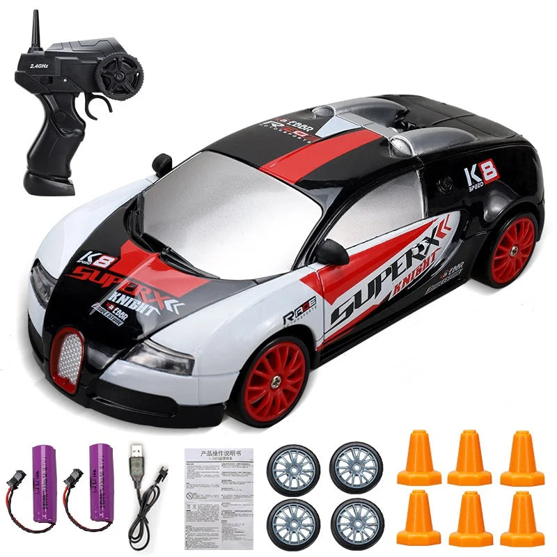 Stylish Mini Drifter for Thrilling Adventures - SwiftDrift-Bugatti Chiron White (2x battery)-State of Style