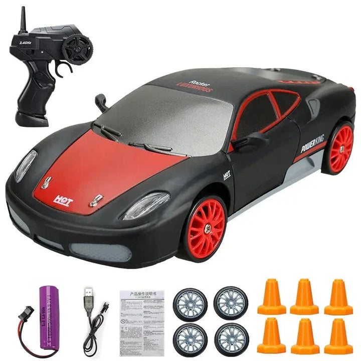 Stylish Mini Drifter for Thrilling Adventures - SwiftDrift-Ferrari 360 Modena Black/Red-State of Style