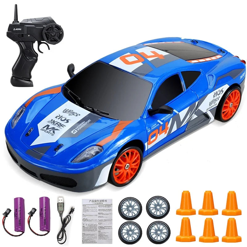 Stylish Mini Drifter for Thrilling Adventures - SwiftDrift-Ferrari 360 Modena Blue (2x battery)-State of Style