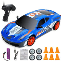 Stylish Mini Drifter for Thrilling Adventures - SwiftDrift-Ferrari 360 Modena Blue-State of Style