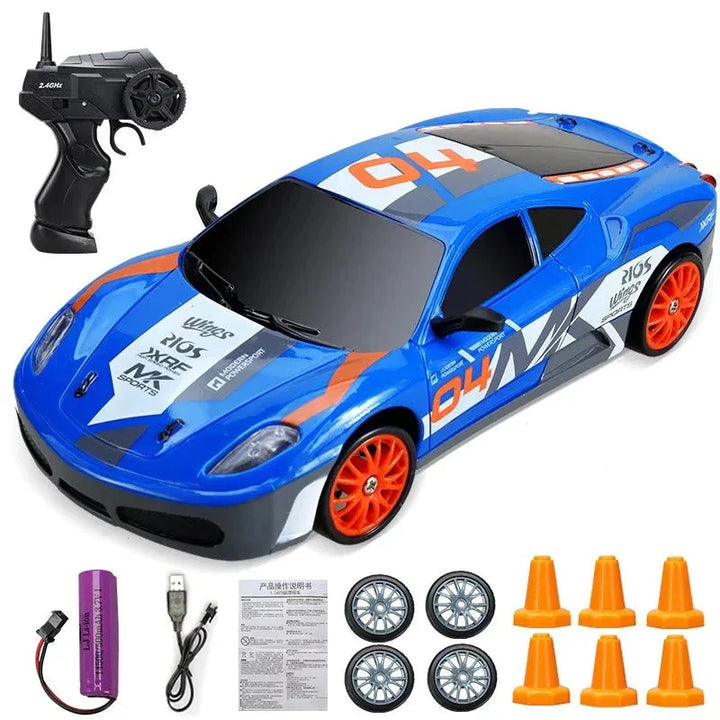 Stylish Mini Drifter for Thrilling Adventures - SwiftDrift-Ferrari 360 Modena Blue-State of Style