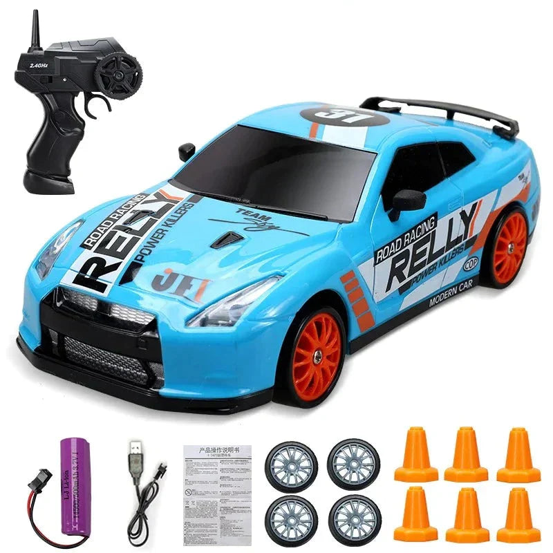 Stylish Mini Drifter for Thrilling Adventures - SwiftDrift-Nissan GTR Blue-State of Style
