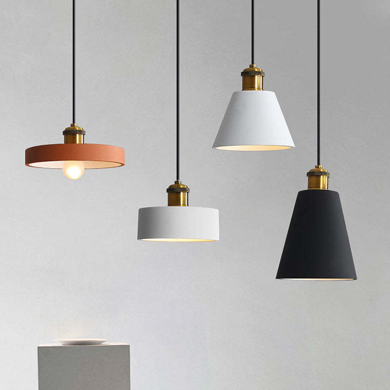 Stylish Morandi Design LED Pendant Light - MoraGlow-A-White-State of Style