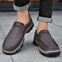 Stylish Orthopaedic Men's Shoes - Lucas-6-Brown-State of Style
