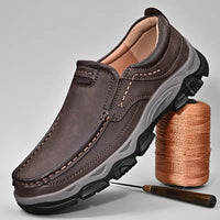 Stylish Orthopaedic Men's Shoes - Lucas-6-Brown-State of Style