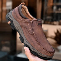Stylish Orthopaedic Men's Shoes - Lucas-6-Brown-State of Style