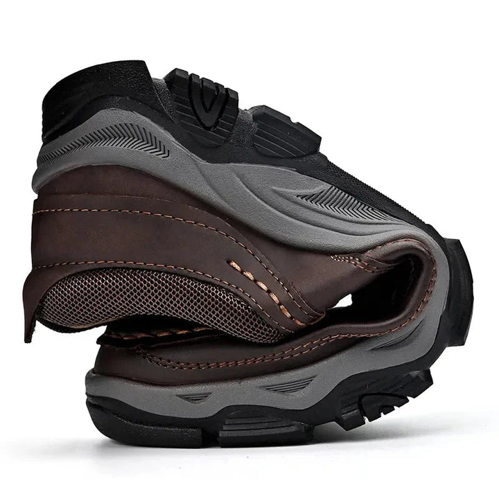 Stylish Orthopaedic Men's Shoes - Lucas-6-Brown-State of Style