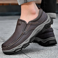 Stylish Orthopaedic Men's Shoes - Lucas-6-Brown-State of Style