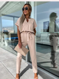 Stylish Patty Jumpsuit - Elise-Khaki-S-State of Style