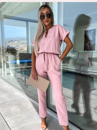 Stylish Patty Jumpsuit - Elise-Pink-S-State of Style