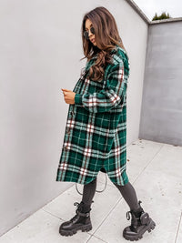 Stylish Plaid Jacket | Nostalgic & Trendy-Brown-S-State of Style