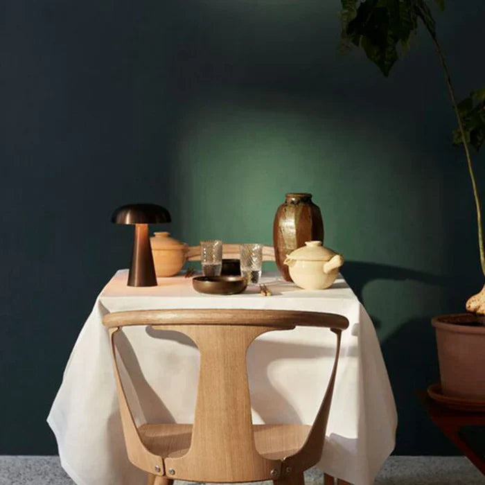 Stylish Portable Table Lamp - ShroomLite-Gold-State of Style