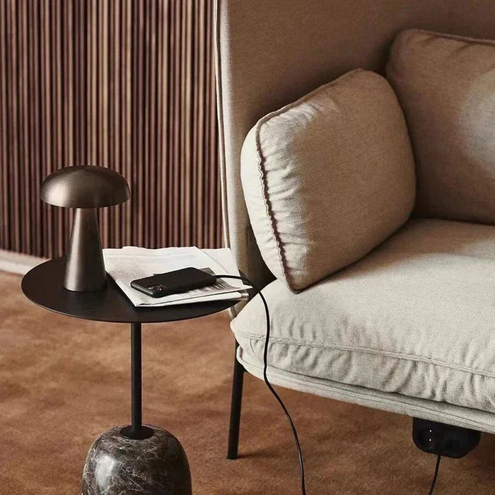Stylish Portable Table Lamp - ShroomLite-Gold-State of Style