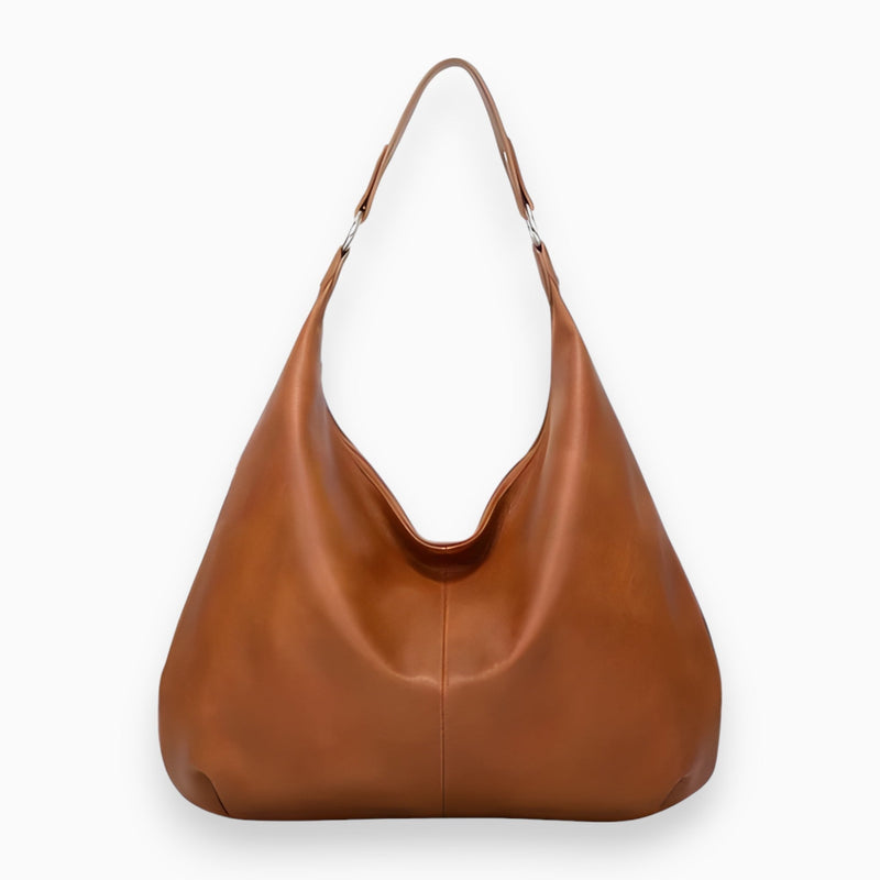 Stylish PU Leather Handbag - Bella-Brown-State of Style