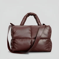 Stylish Quilted Ladies Designer Handbag - Sofia-Dark Brown-State of Style