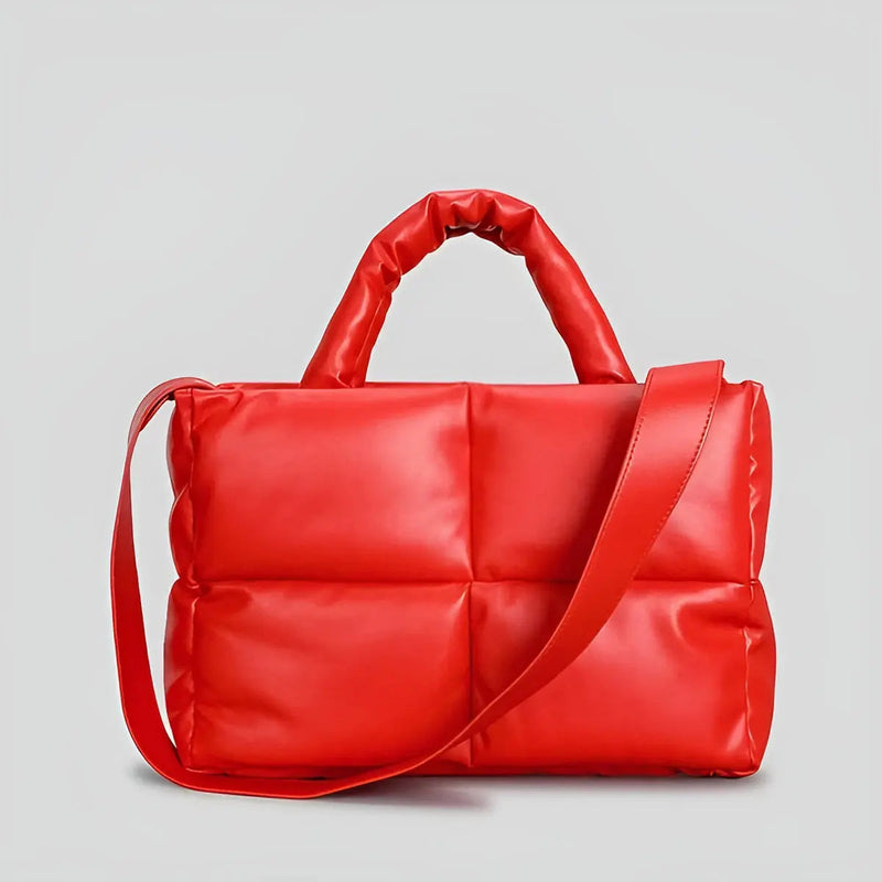 Stylish Quilted Ladies Designer Handbag - Sofia-Red-State of Style