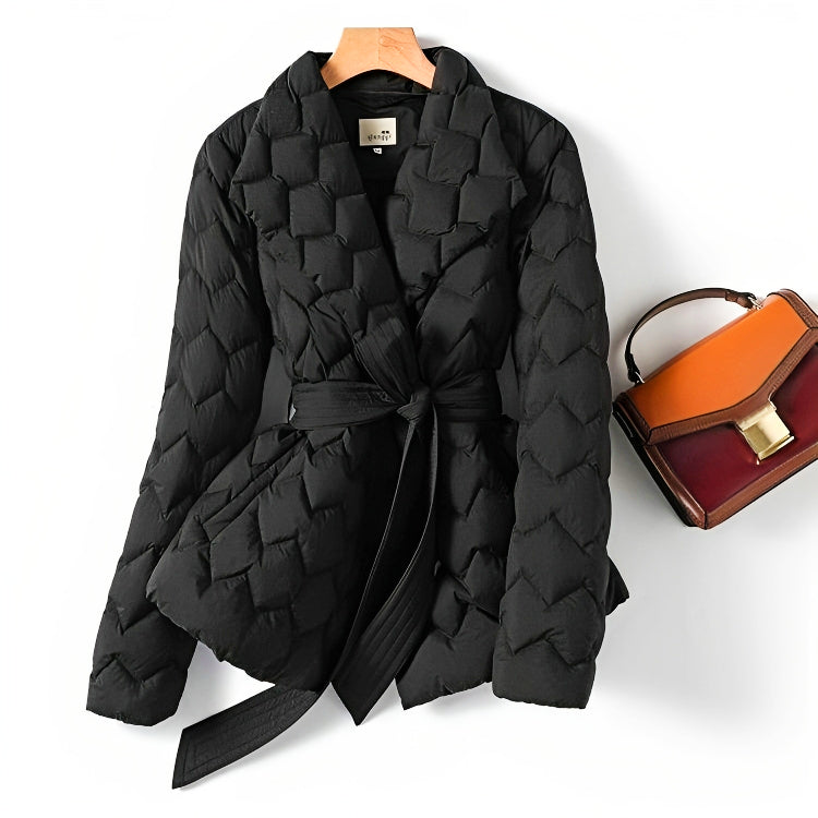Stylish Quilted Women's Jacket - Eliana-Black-M-State of Style