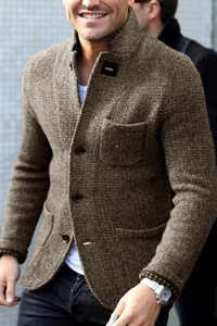 Stylish Retro Men's Vest - Victor-Khaki-S-State of Style