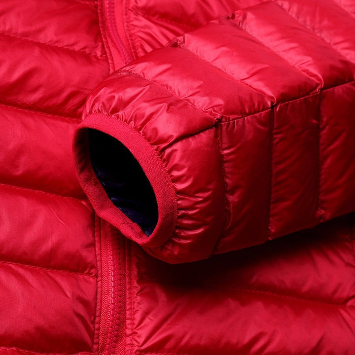 Stylish Reversible Women's Down Jacket - Aurora-Blue-S-State of Style